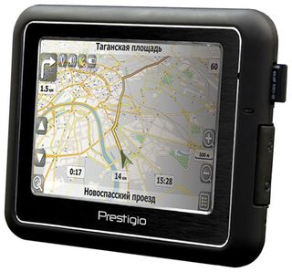 Навигатор PRESTIGIO GeoVision 3200 (внешний,Centrality AtlasIV,64кан,3.5",Navitel)