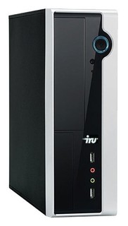 Неттоп iRU Corp 110 Intel Atom D525/2048/250/GMA 3150/DVD-RW/CR/W7-Str/black