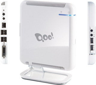 Платформа 3Q Nettop Platform Qoo! 3QNTP-Tower ION-WH1GBP White/Atom 230/Nvidia ION/DVI/1GB