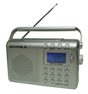 Радиоприемник Supra ST-116 черный