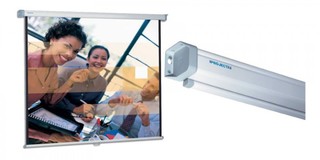 Экран Projecta настенный рулонный SlimScreen 145x145см Matte White (10200086)