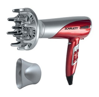 Фен Scarlett SC1077 красный