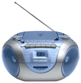Аудиомагнитола Hyundai H-1418 (синий)