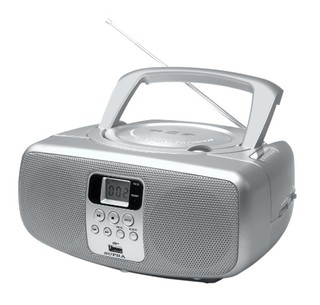 Аудиомагнитола Supra BB-CD112U серебро