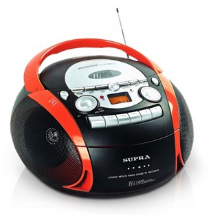 Аудиомагнитола Supra BB-CD601 черный