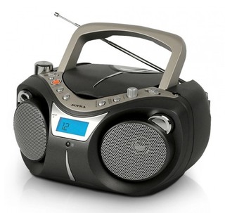 Аудиомагнитола Supra SR-CD117 черный