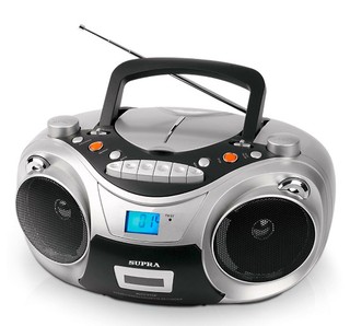 Аудиомагнитола Supra SR-CD125U серебро