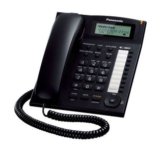 Телефон Panasonic KX-TS2388RUB (черный)