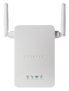 Повторитель Netgear (WN3000RP-100PES) беспроводного сигнала 802.11n 300 Мбит/с, 1 LAN FE, компактный