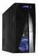 Корпус Texconn 6690 black w/o PSU ATX USB Audio 120*Fan red led Air duct