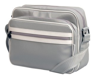 Сумка для ноутбука Continent CC061 11" (внутр. 28x21x3.5sm) Grey+Lak/White