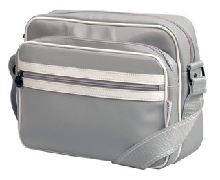 Сумка для ноутбука Continent CC061 искусcтвенная кожа 11,1" (внутр. 28x21x3.5sm) Grey/White