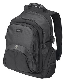 Сумка Targus CN600, рюкзак, чёрный нейлон, 15" (внутр.33x28x5 )