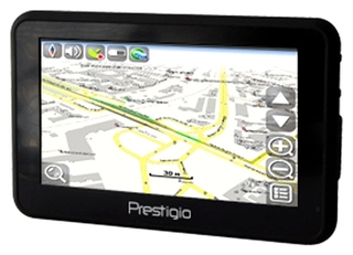 Навигатор PRESTIGIO GeoVision 5151 (внешний,Centrality AtlasV, 64кан,5",Navitel)
