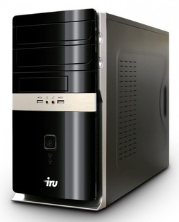 ПК iRU Home 310 BTS Pentium G620(2600)/4096/500/HD6570-1024Mb/DVD-RW/CR/W7-HB64bit/k+m/black