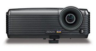 Проектор Viewsonic PJD6251 DLP 3700lumens XGA(1024x768) 2800:1 3kg RJ45 HDMI Brilliant Colour