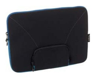 Чехол для ноутбука Targus TSS121EU 12.1'' Slipcase with Mini Pocket Black / Teal Blue Neoprene