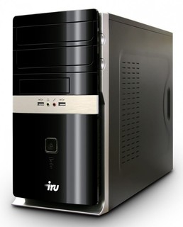 ПК iRU Home 310 BTS Pentium G620(2600)/2048/320/HD6450-1024Mb/DVD-RW/CR/black