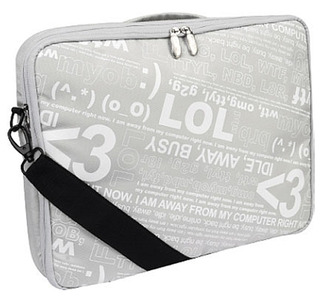 Чехол для ноутбука G-Cube GNCR-715S2 нейлон Silver Chat Room 15.4"