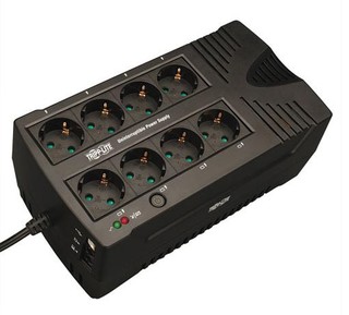 Источник бесперебойного питания Tripplite (AVRX550UD) 550VA ultra-compact 230V line-interactive UPS with CEE 7/7 SCHUKO