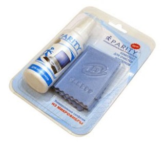 Комплект Parity для очистки ноутбуков (спрей 60мл.+2салфетки микрофибры) (арт.24126)