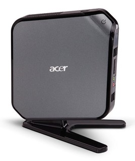 Неттоп Acer Veriton N281G Atom  N425/1Gb/160GB/Intel HD//CR/WiFi/FreeDOS/KB+mouse