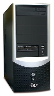 Системный блок iRU Corp 310 E5400/2048/ 250/DVD-RW/K+M/W7-Pro/black
