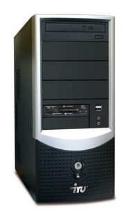 Системный блок iRU Corp 310 PDC-E5300(2600)/2048/320/DVD-RW/FDD/WXPPro-W7P/black