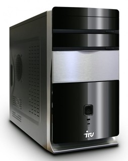 Системный блок iRU Corp 510  PDC-E6500/2048/320/DVD-RW/CR/K+M/W7-Pro/black