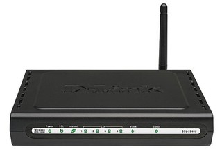 Модем D-Link DSL-2640U/BRU/CS  802.11g  Ethernet ADSL/ADSL2/ADSL2+  4 порта 10/100Base-TX