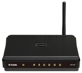 Маршрутизатор D-Link DIR-300/NRU 802.11g 4x10/100 Eth порта PPPoE NAT VPN StaticIP DHCP L2TP wf