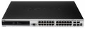 Коммутатор D-Link 24x10/100/1000 L3 Stackable with 4 Combo SFP 3 open slots for 10GE(DGS-3627)
