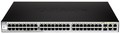 Коммутатор D-Link DES-1210-52 WEB Smart III 48x10/100Mbps 2x10/100/1000Mbps 2x10/100/1000BASE-T/SFP