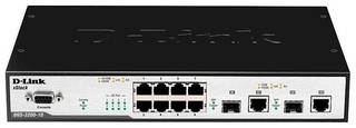 Коммутатор D-Link DES-3200-10 10-Port 10/100Mbps + 2 Combo 1000BASE-T/SFP L2 управл