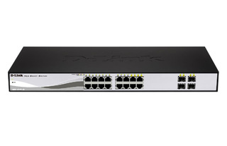 Коммутатор D-Link DGS-1210-16 Gigabit Smart III 12x10/100/1000Base-T 4 combo 1000Base-T/MiniGBIC