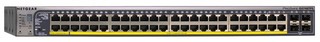 Коммутатор Netgear (GS748TPS-100EUS) Управляемый Smart, 44GE+4SFP/Combo портов PoE + 2xHDMI стек