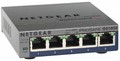 Коммутатор Netgear (GS105E-100PES) 5-портовый 10/100/1000 Мбит/с, Unmanaged+, GUI