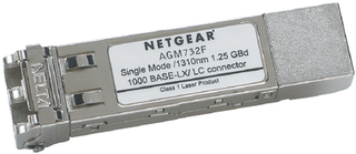 Трансивер Netgear (AGM732F) 1000Base-LX SFP, до 10км, одномодовый кабель, разъем LC