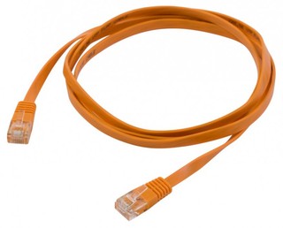 Сетевое оборудование Patchcord литой 5E FLAT 1.5 m