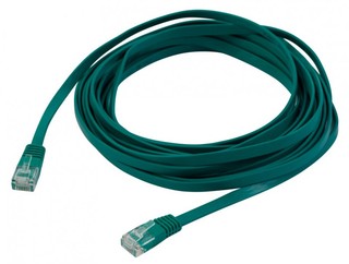 Сетевое оборудование Patchcord литой 5E FLAT 5m