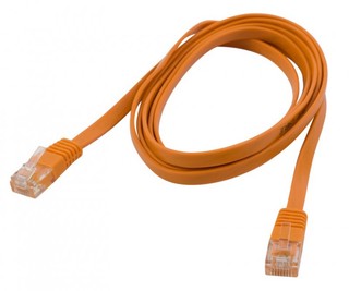 Кабель Сетевой PC PET Patchcord molded 5E FLAT 1.5 m