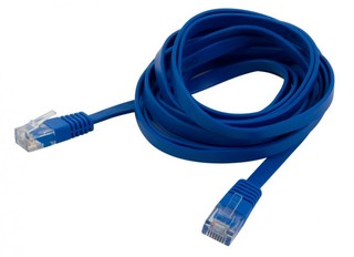 Кабель Сетевой PC PET Patchcord molded 5E FLAT 3m