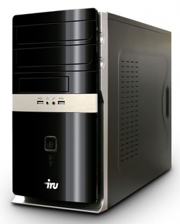 ПК iRU Home 310 Pentium G620(2600)/2048/320/HD6450-1024Mb/DVD-RW/CR/black