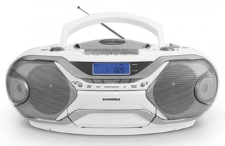 Аудиомагнитола Soundmax SM-2402 белый