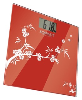 Весы Scarlett SC218 красный