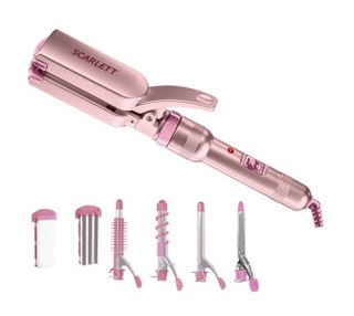 Выпрямитель Scarlett SC-065 розовый
