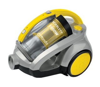 Пылесос Scarlett SC-1086 желтый (+ утюг SC134S)