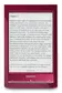 Электронная книга Sony PRST1RC 6" 800х600 16grey, 2Gb, microSD, G-Sensor, WiFi, Аудио плеер, красная
