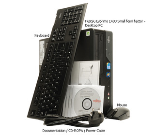 ПК Fujitsu ESPRIMO E400 SFF P G840/2Gb/500Gb (7.2k)/DVDRW/KB400 PS2+m/W7Pro32/E85+
