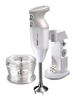 Блендер погружной Bamix M160 Deluxe серебро